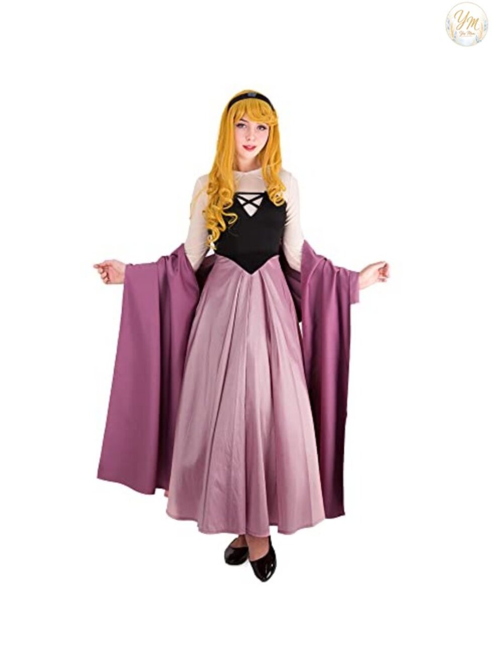 Vintage Princess Peasant Dress with Shawl Petticoat Cosplay Costume